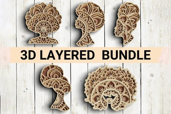 3D Black Queen SVG DXF: A Graphic Design Asset for Crafts and Graphics