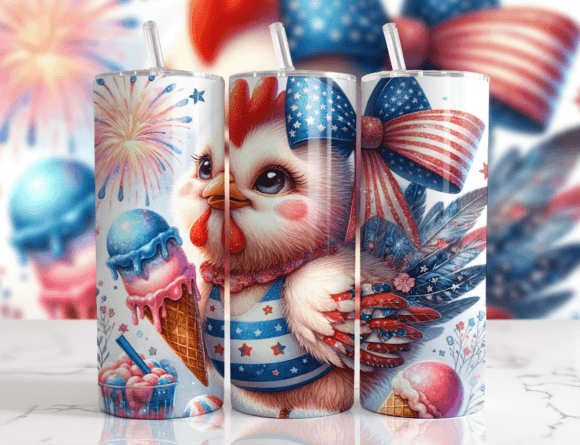 3d Chicken 20oz Tumbler Wrap Png Graphics and Crafts Review