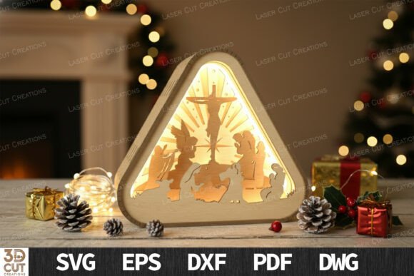 3D Jesus Cross Light Box SVG Review for Real Embroidery Projects