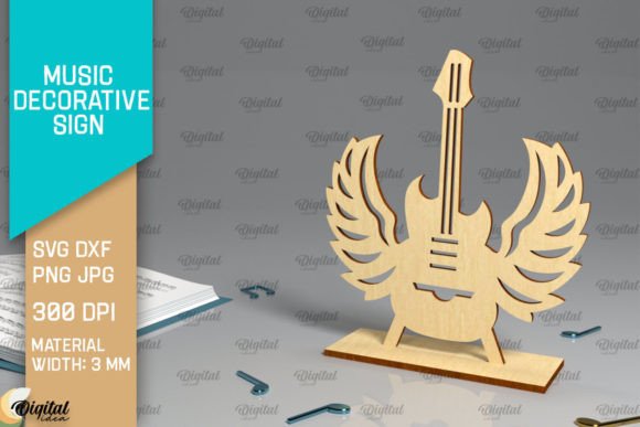 3D Music Decorative Sign Laser Cut Review