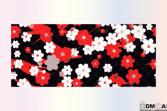 Boho Spring Flower 16 Oz Libbey Wrap PNG Graphics and Print Templates