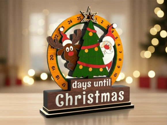 Christmas Countdown Calendar Laser Cut: A Visual Asset for Winter Amp Campaigns