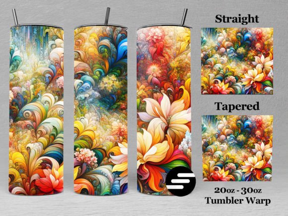 Flower Tumbler Wrap PNG: A Graphic Design Asset Review for Crafts