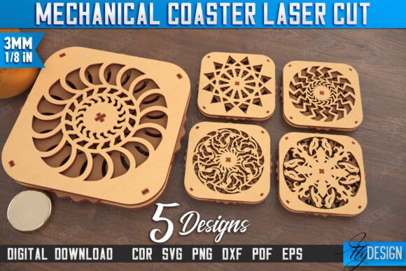 How Multilayered Drink Coasters Bundle CNC Enhances Modern Home Decor Design