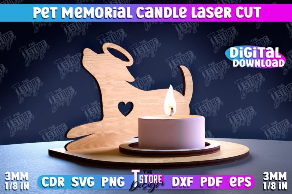 Pet Memorial Candle Holder Laser Cut Review