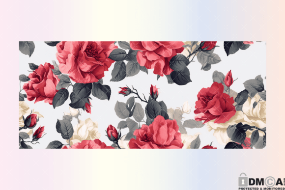 Retro Spring Floral 16Oz Libbey Wrap PNG