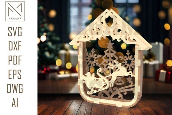 Santa Sleigh Ride Ornament SVG Review for Real Embroidery Projects
