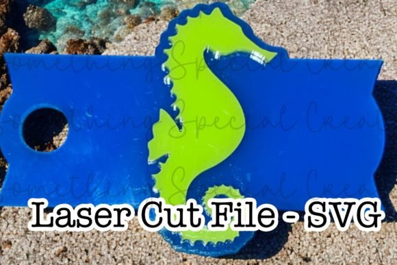 Sea Horse Tumbler Lid Topper: Laser Cutting and Ornaments Review