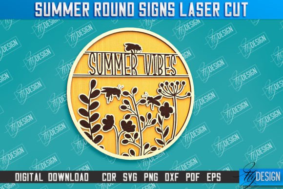 Summer Round Sign 3D Laser Cutting Signs Review