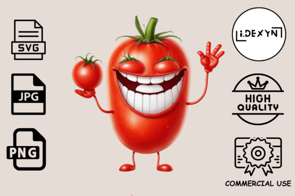 Tomato 3DClipart Comic Style Sublimation Graphics and Illustrations Review